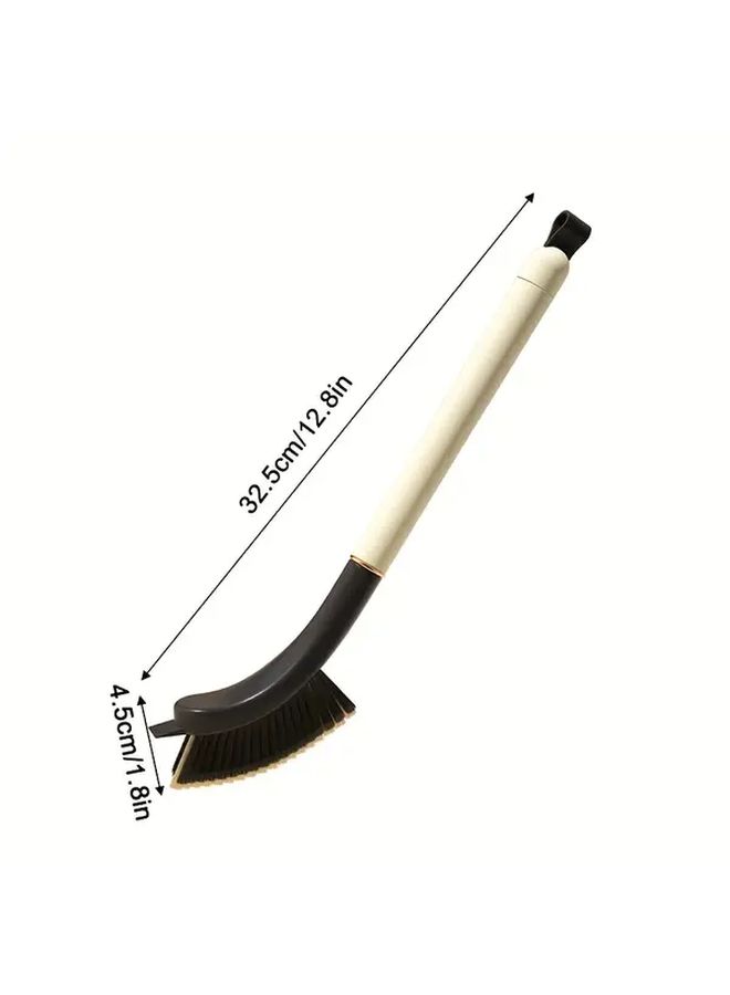 White 3 In 1 Gap Brush For Kitchen Bathroom Cleaning Ergonomic Design For Tight Spaces Sink Countertop Toilet - Image 3