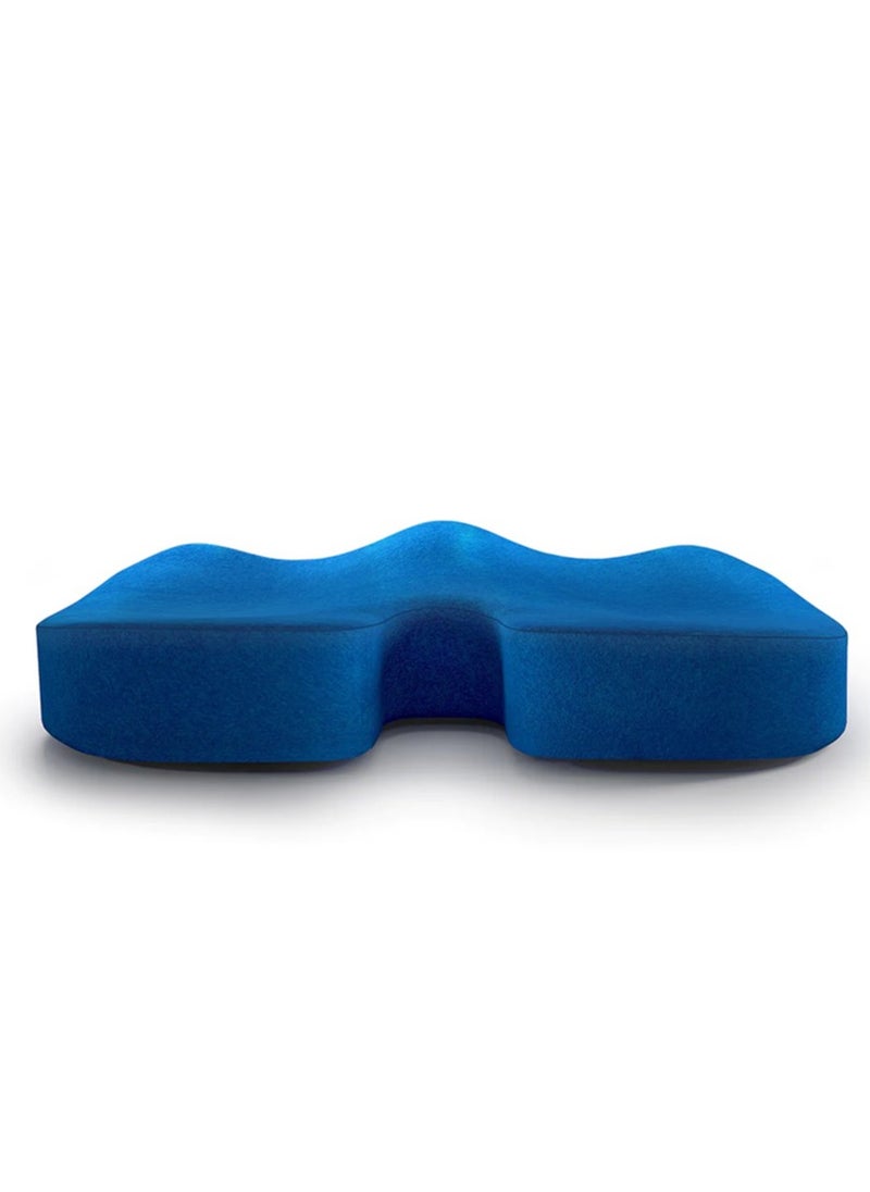 MoltyFoam - Master MoltyFoam Coccyx Cushion Standard Size Eliminates Pressure from Back Best for Sitting or Driving Cushion for Desk Chair Enhances Posture Support - Image 1