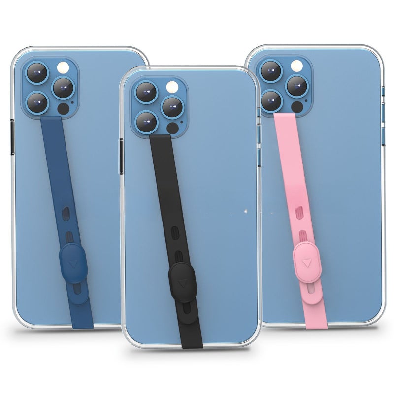 3pcs Set Minimalist Soft Silicone Adjustable Anti Slip Phone Lanyard - Image 4