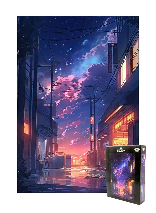 Legion Lo-Fi Anime Puzzle with Poster | 1000 Piece Jigsaw Puzzle for Teens and Adults | 70cm x 50cm | Hilltop Shop - Image 4