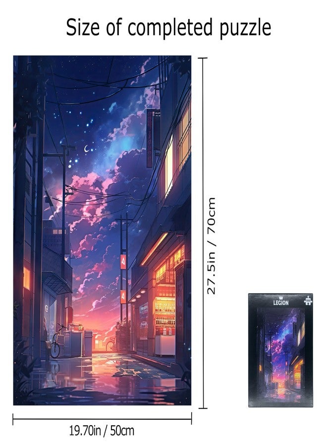 Legion Lo-Fi Anime Puzzle with Poster | 1000 Piece Jigsaw Puzzle for Teens and Adults | 70cm x 50cm | Hilltop Shop - Image 2