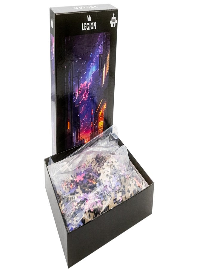 Legion Lo-Fi Anime Puzzle with Poster | 1000 Piece Jigsaw Puzzle for Teens and Adults | 70cm x 50cm | Hilltop Shop - Image 3