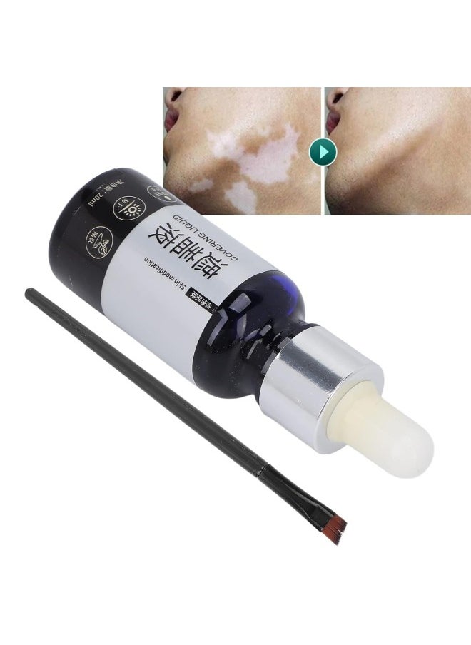 klarako - 20ml Vitiligo Covering Liquid, White spot concealer, Waterproof Makeup Vitiligo Concealer Cosmetics for Face Body, skin tone concealer - Image 1