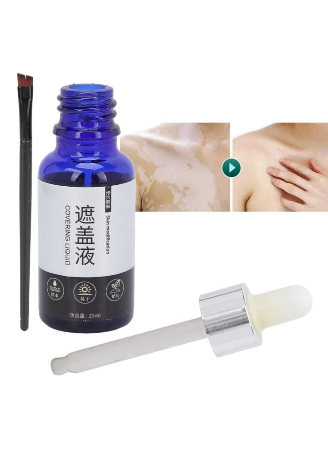 klarako - 20ml Vitiligo Covering Liquid, White spot concealer, Waterproof Makeup Vitiligo Concealer Cosmetics for Face Body, skin tone concealer - Image 1