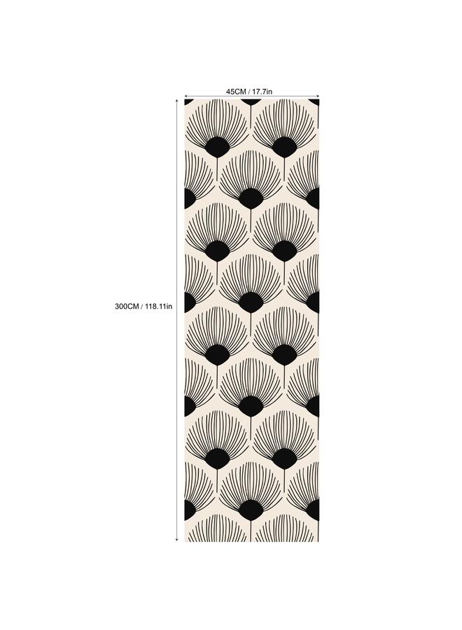 Bluejw Hot Sale Wallpaper Fan-shaped Background Self-adhesive Touch Wallpaper Living Room Bedroom Wall Stickers Furniture Renovation Stickers - Image 1