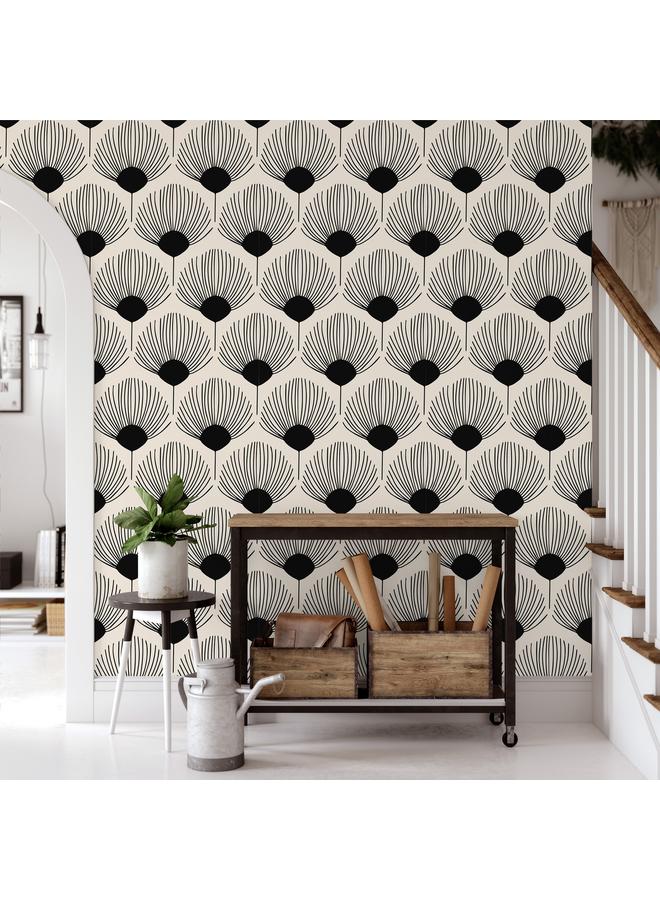 Bluejw Hot Sale Wallpaper Fan-shaped Background Self-adhesive Touch Wallpaper Living Room Bedroom Wall Stickers Furniture Renovation Stickers - Image 4