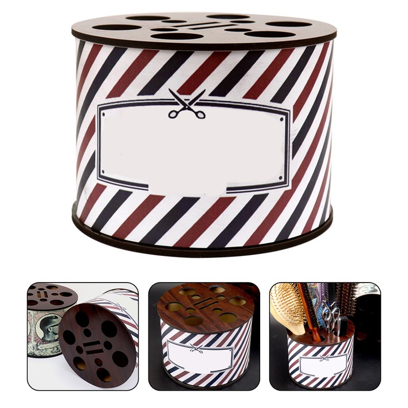 2pcs Scissors Holder Barbershop Shear Scissor Rack Salon Comb Hair Trimmer Organizer - Image 1