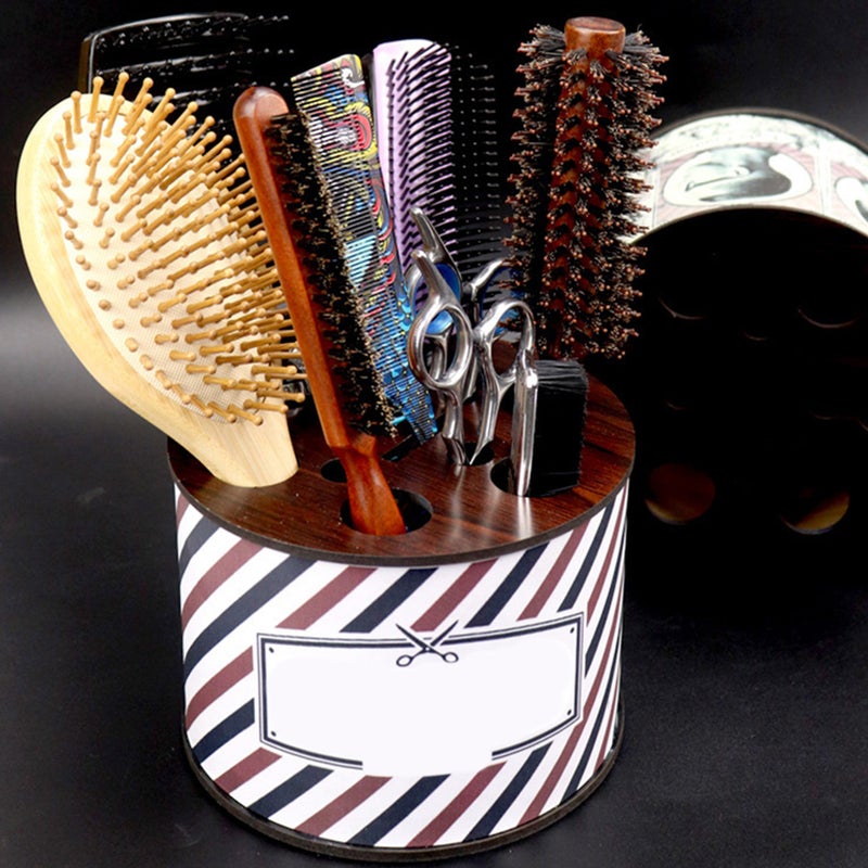 2pcs Scissors Holder Barbershop Shear Scissor Rack Salon Comb Hair Trimmer Organizer - Image 4