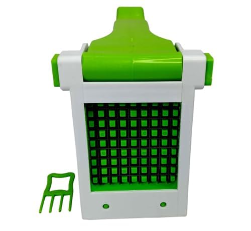 HARSHLOVE Potato Slicer and Dicer Chopper Potato Chipser French Fries Chips Maker Machine Vegetable Cutter Kitchen Tool Accessories Unbreakbale Green - Image 4