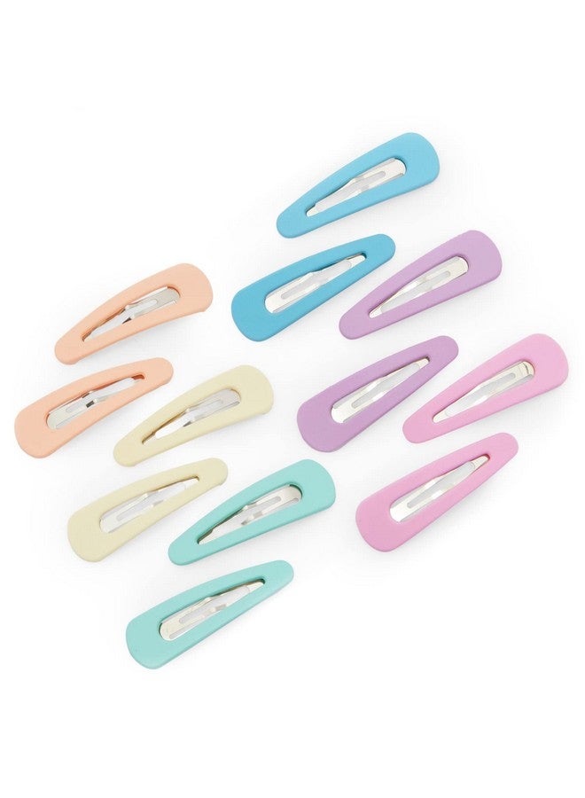 Glamlily Large Snap Hair Clips For Women And Girls 6 Pastel Colors (2.4 Inches 12 Pack) - Image 2