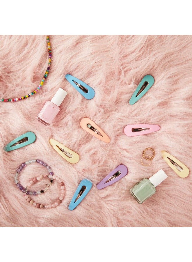 Glamlily Large Snap Hair Clips For Women And Girls 6 Pastel Colors (2.4 Inches 12 Pack) - Image 3