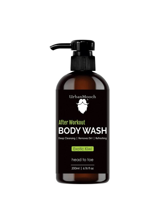 UrbanMooch After Workout Head To Toe Body Wash For Men | Shea Butter, Kiwi Extract, Aloe Vera | Hydrating & Moisturising Skin | Deep Cleansing | Improves Skin Texture | No Paraben & No Sulphate | 200Ml - Image 1