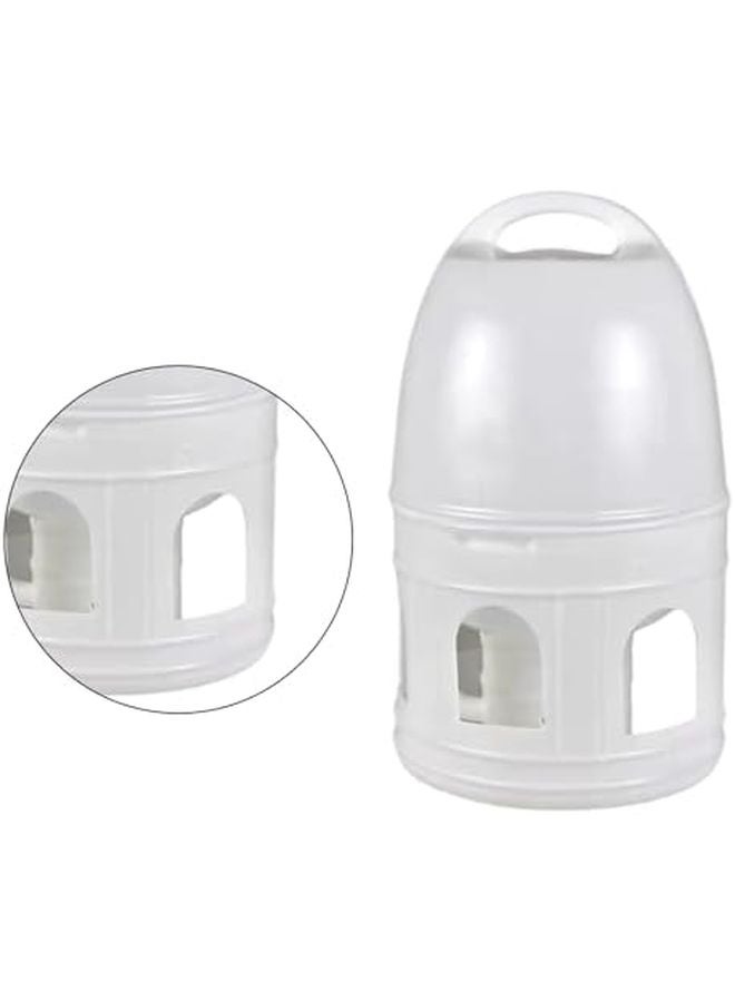 مغذي مياه أوتوماتيكي كبير للطيور بسعة 10 لتر للحمام والباراكيت مع مقبض تعليق - Image 5