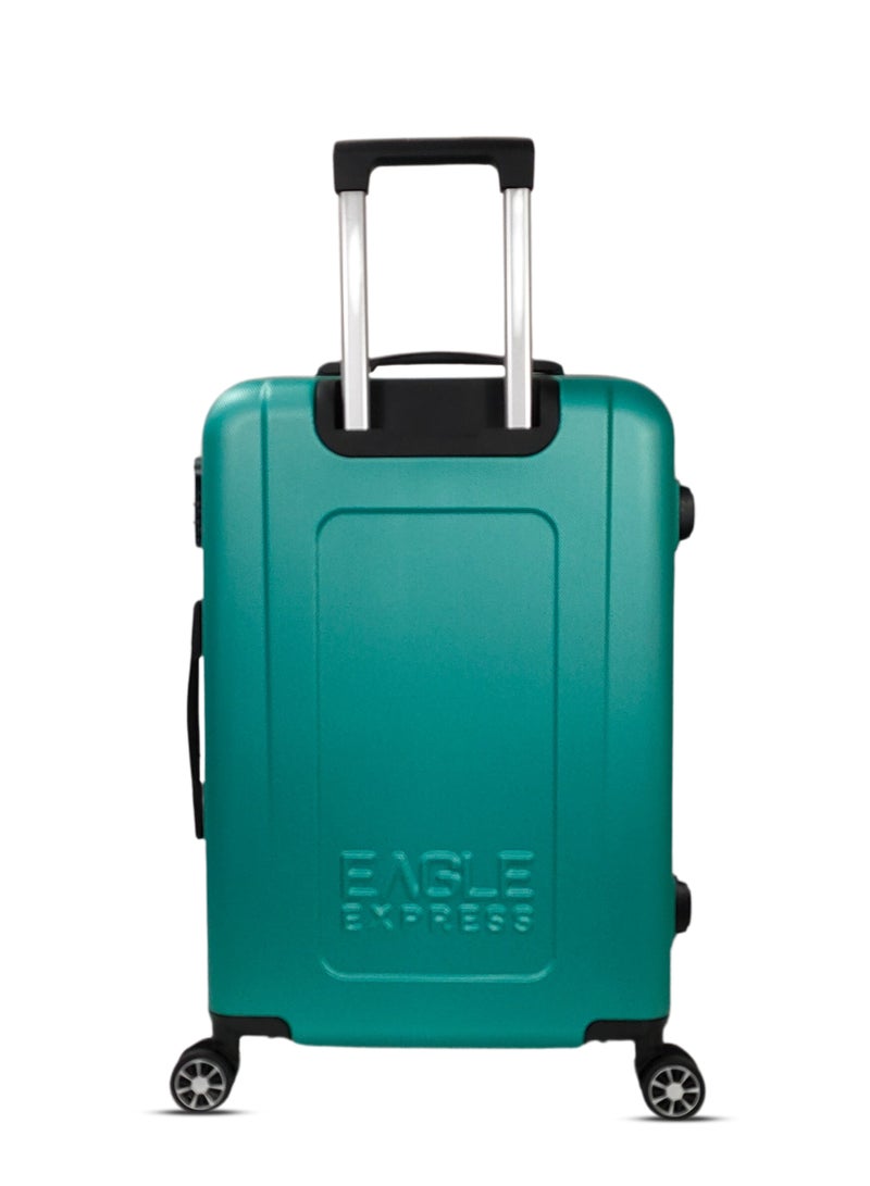 ايجل اكسبريس EAGLE EXPRESS باترون حقيبة تيرولي صلبة ABS – 24 بوصة أكوا مارين، خفيفة ومتينة، قفل TSA، عجلات سلسة - Image 5
