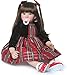 iCradle 24inch Reborn Baby Doll Girl Soft Body Baby Doll Silicone Vinyl Toddler Realistic Baby DollPrincess Long Hair Lifelike Neborn Baby Doll Toy for Ages 3 - Image 4