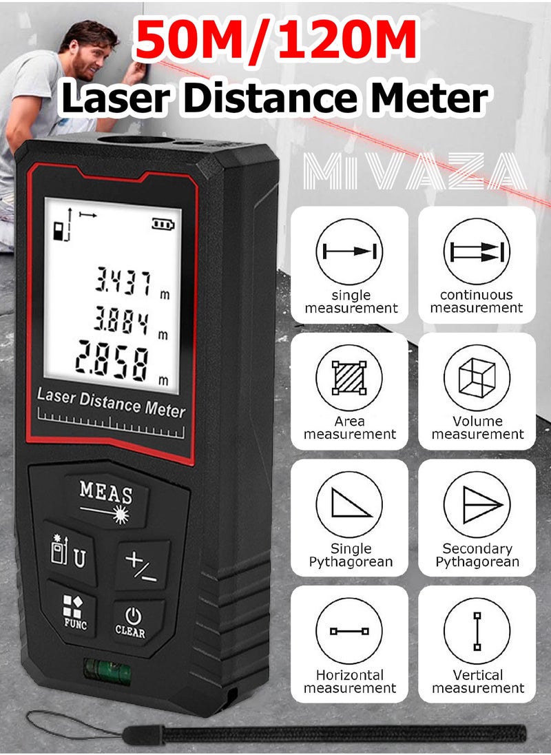 Portable Laser Measure - Digital Smart Laser Distance Meter with Bubble Levels - Measure Distance - 20 Sets of Data - Pythagorean Mode - Precision Measurement Tools - pzsku/ZD185C148C408D4B1C53BZ/45/1741605479/4e568fc1-1a1e-4fb8-9ed8-15c7e455f5b2