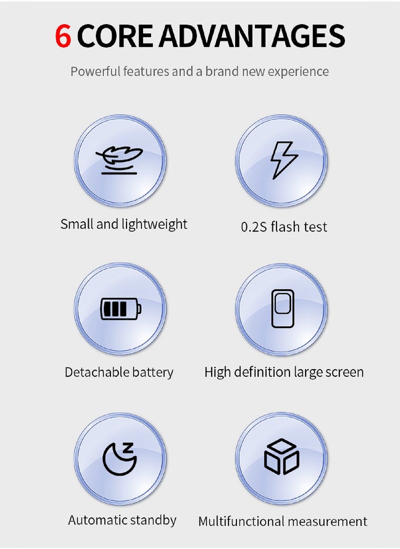 Portable Laser Measure - Digital Smart Laser Distance Meter with Bubble Levels - Measure Distance - 20 Sets of Data - Pythagorean Mode - Precision Measurement Tools - pzsku/ZD185C148C408D4B1C53BZ/45/_/1715326718/72d4a412-10bd-4bcd-ae21-9b370ee6ff51