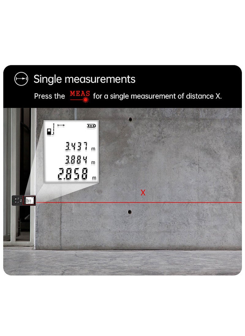 Portable Laser Measure - Digital Smart Laser Distance Meter with Bubble Levels - Measure Distance - 20 Sets of Data - Pythagorean Mode - Precision Measurement Tools - pzsku/ZD185C148C408D4B1C53BZ/45/_/1715326757/204c0351-49ac-4cc1-bd47-85071b0995f9