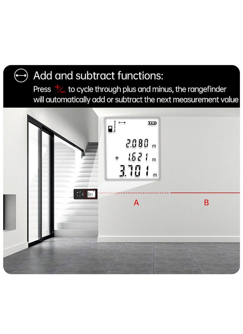 Portable Laser Measure - Digital Smart Laser Distance Meter with Bubble Levels - Measure Distance - 20 Sets of Data - Pythagorean Mode - Precision Measurement Tools - pzsku/ZD185C148C408D4B1C53BZ/45/_/1715326758/aa4fba7c-a8c8-48ff-8337-35ffac5eb9d2