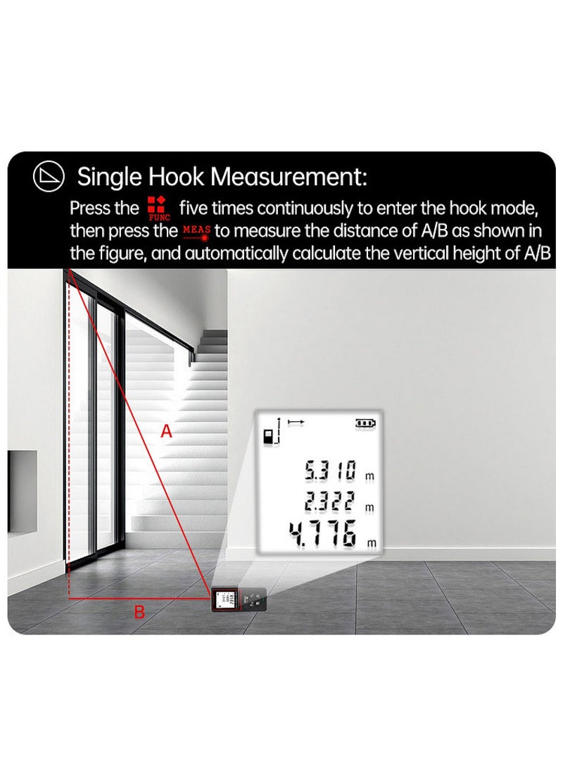 Portable Laser Measure - Digital Smart Laser Distance Meter with Bubble Levels - Measure Distance - 20 Sets of Data - Pythagorean Mode - Precision Measurement Tools - pzsku/ZD185C148C408D4B1C53BZ/45/_/1715326760/0903938d-6bc3-4c36-b157-74315940ee06