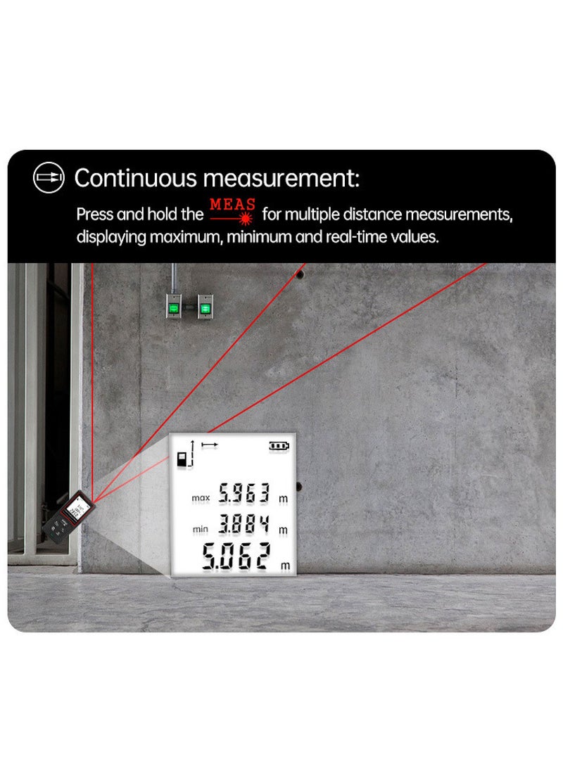 Portable Laser Measure - Digital Smart Laser Distance Meter with Bubble Levels - Measure Distance - 20 Sets of Data - Pythagorean Mode - Precision Measurement Tools - pzsku/ZD185C148C408D4B1C53BZ/45/_/1715326761/3a409c1a-33e2-4d29-bfe2-d631fd4a725d