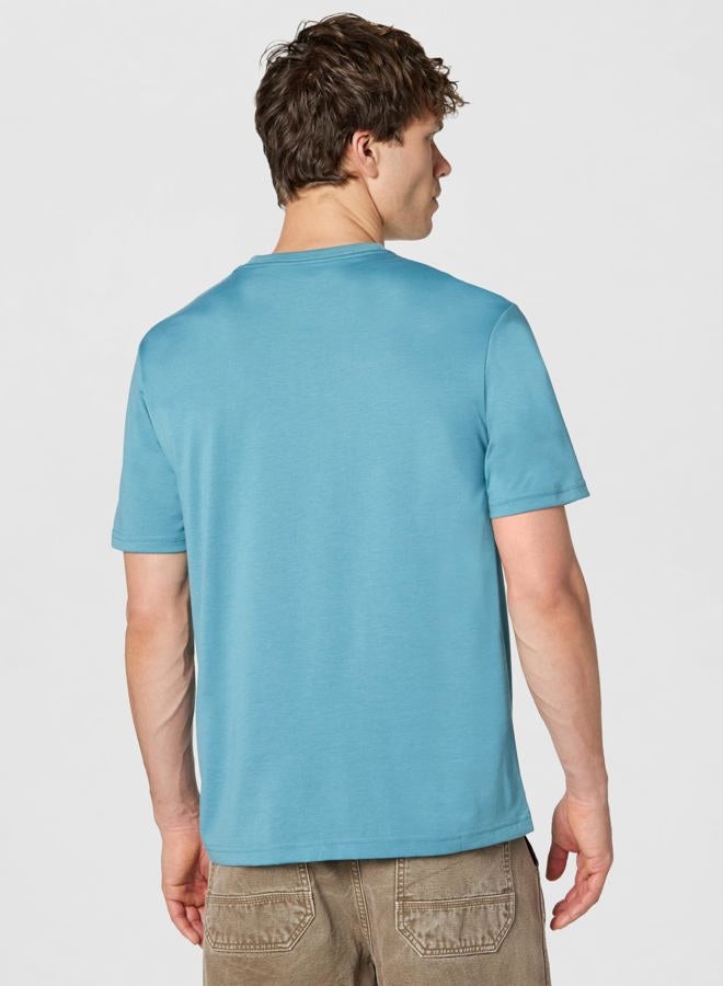 OAKLEY Men's O-Bold Ellipse Tee, Dark Pacific, L - Image 4