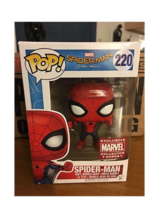 NIBEMINENT Pop Marvel Collector Corps Spider Man Action Pose Figure 4x6inch - Image 1