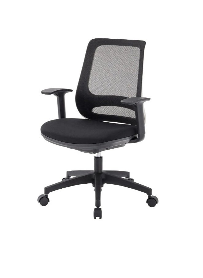 Neo Front Neo Front Ergonomic Visitor Mesh Office Chair – Sleek Grey Design with Breathable Back, Ideal for Conference Rooms, Reception Areas & Waiting Spaces  CH-537B  - Image 3