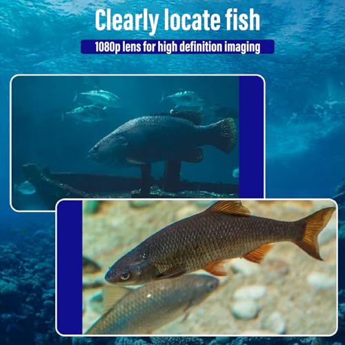 VBESTLIFE Underwater Fishing Camera, 1080P HD LED Camera with 220 Wide View and 4.3 Inch Monitor for Ice Lake Sea Boat Kayak Fishing - Image 3