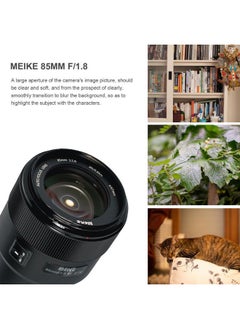 Meike 85mm f1.8 Large Aperture Full Frame AF STM(Stepping Motor) Lens Auto Focus Telephoto Fixed Prime Portrait Lenses for Nikon Z Mount Cameras Z5, Z6, Z7,Z9  - Image 3