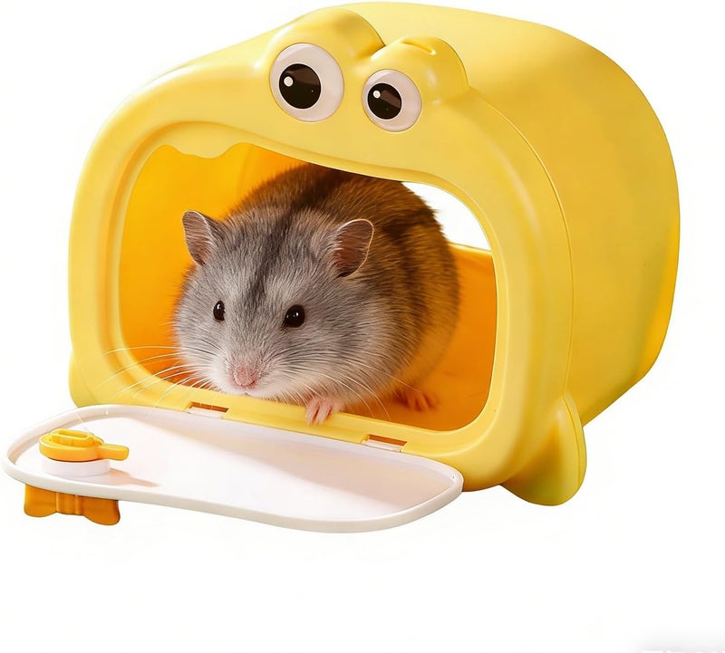 Hamster Bed | Magnetic Door Design Cute Nest,Chinchilla Bed,for Hamster Gerbil Mice Small Animal Sugar Glider Rest Cage - Image 1