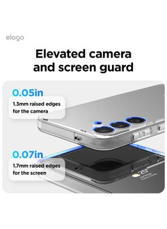 Elago Hybrid for Samsung Galaxy S25 PLUS case cover Precise Camera Cutouts, Sleek and Light Design, Protective, PC/TPU Hybrid Technology, Shockproof Bumper - Transparent  - Image 5