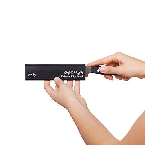 Ergo Chef إيرغو شيف (مجموعة 7 قطع) واقيات حواف شفرات السكاكين العالمية للسكاكين الطاهية وسكاكين المطبخ، متينة، خالية من BPA، بلاستيك ABS قوي بألوان وأحجام متنوعة - Image 4