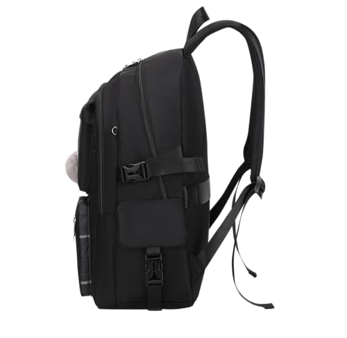 Joymoze Cute Backpack for Girl Teenager Daily Backpack Women Backpack Purse Black - Image 3
