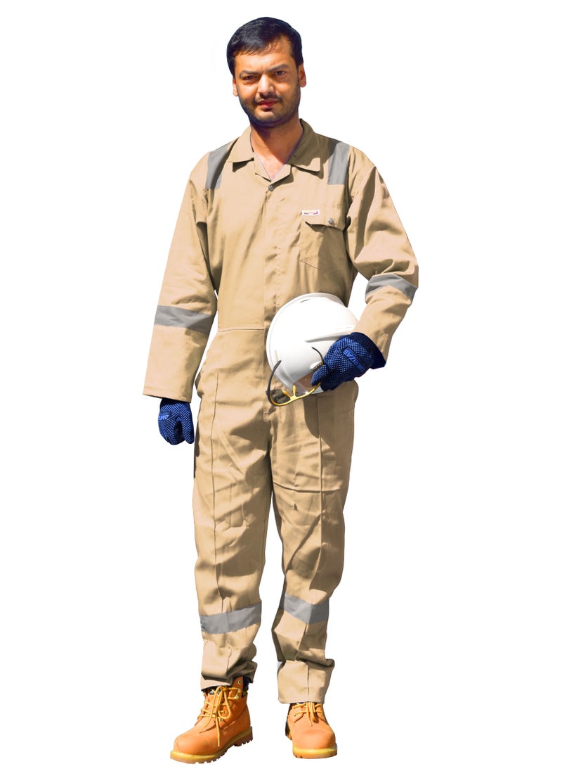 Chief Safety Coverall with Reflective Tapes Khaki, 195gsm - pzsku/ZD186401716F7CE1DFD7DZ/45/_/1674136168/0491d2fa-24ab-4ef2-8ed8-8a2dc6266220