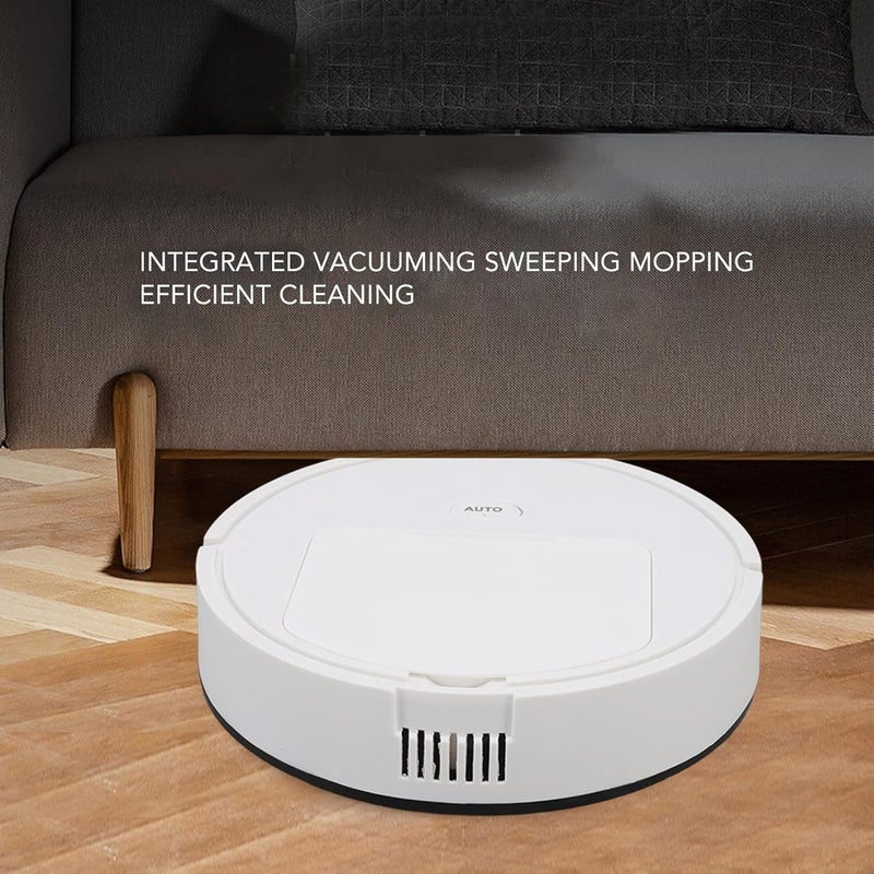 klarako 3 in 1 Smart Vacuum Robot Cleaner, 3.7V USB Charging Self Cleaning Vacuum Robot, Multifunctional Low Noise Robot Vacuum Cleaner Carpet and Floor, for Pet Hair Carpet Floor Dust - Image 3