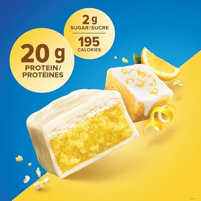 Pure Protein Bars, Non-Gmo, Lemon Cake Flavor, Value Pack, 50g, 6 count Box, Imported from Canada) - Image 5