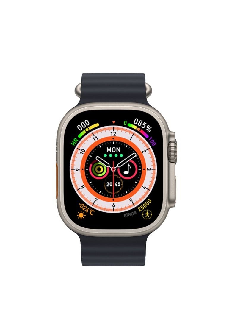 AROAQ - HW68 ULTRA Altitude Barometer Non invasive Blood Sugar Health Sport Smart Watch - Image 1