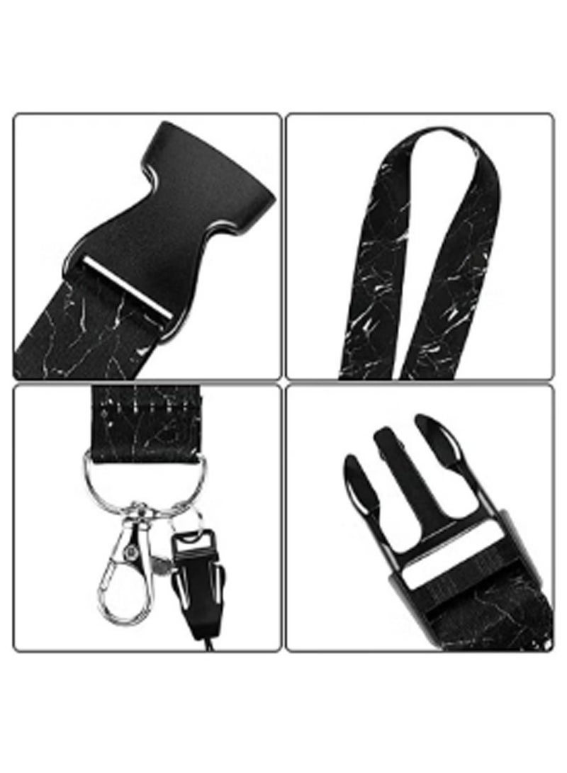 2pcs Identification Badge Fashion Rope, Made of Durable Material, Snap-on Design, for Card Holders or Phone Lanyards - Image 4