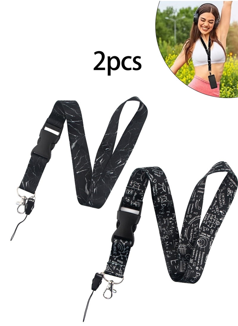 2pcs Identification Badge Fashion Rope, Made of Durable Material, Snap-on Design, for Card Holders or Phone Lanyards - pzsku/ZD1864EC6F4484426CA07Z/45/_/1739519946/3a0960aa-de92-4605-97db-fa2f6f8cd48e