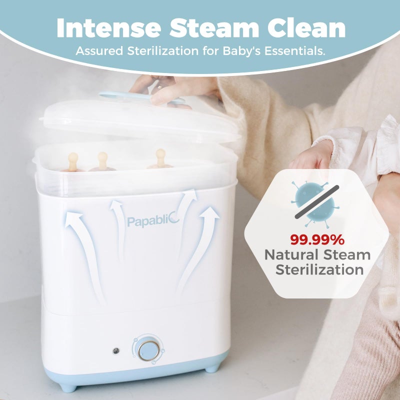 Papablic Baby Bottle Electric Steam Sterilizer and Dryer - Image 2