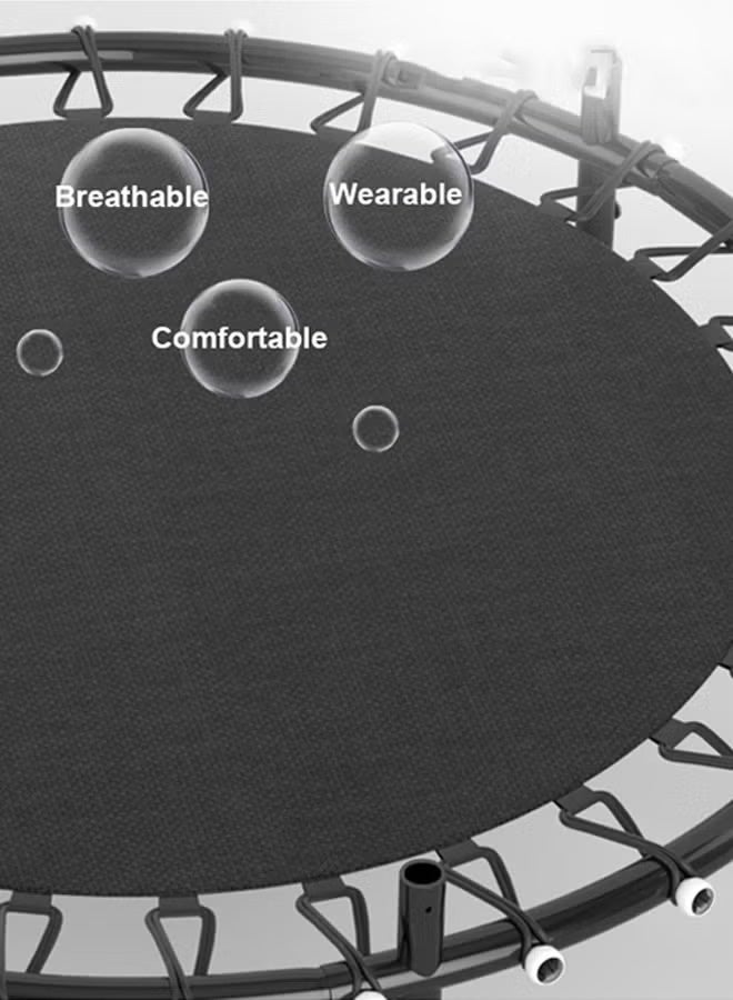 ترامبولين نطاط داخلي عالي التحمل بطول 5.5 قدم مع شبكة أمان لوقت ممتع وآمن 140x140x160 سم 140x140x160سم - Image 5