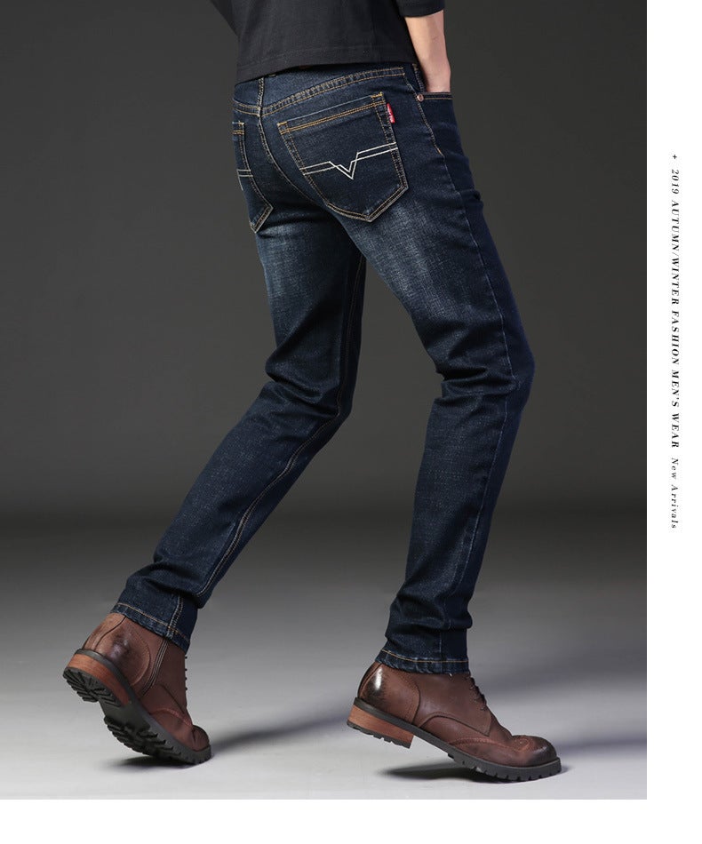 Men's Straight Leg Stretch Jeans - Image 3