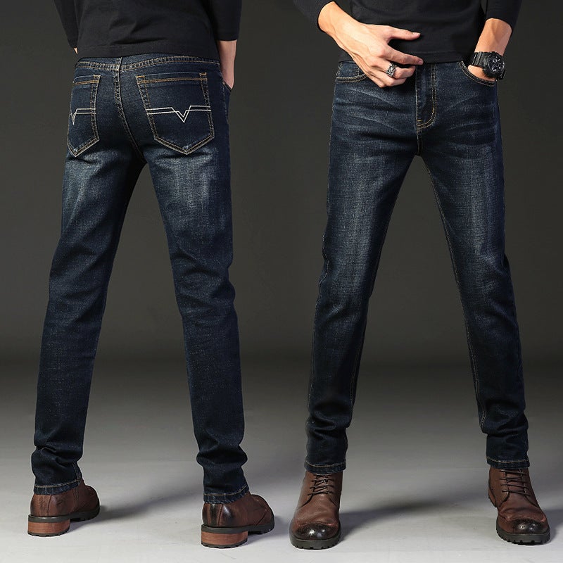 Men's Straight Leg Stretch Jeans - Image 1