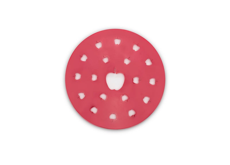 Fox Run Apple Pie Top Cutter, Plastic, Red , 9.5 x 9.5 x 0.25 inches - Image 1