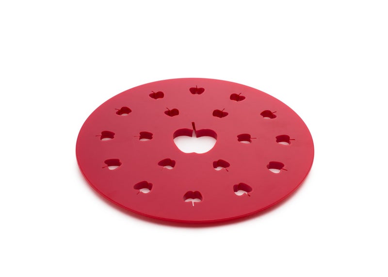 Fox Run Apple Pie Top Cutter, Plastic, Red , 9.5 x 9.5 x 0.25 inches - Image 2