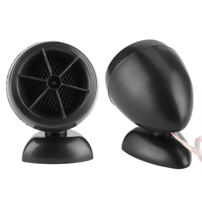 1200W 12V Tweeter Mini Horn Music Dome Loudspeaker for Car Audio SystemBlack - Image 3