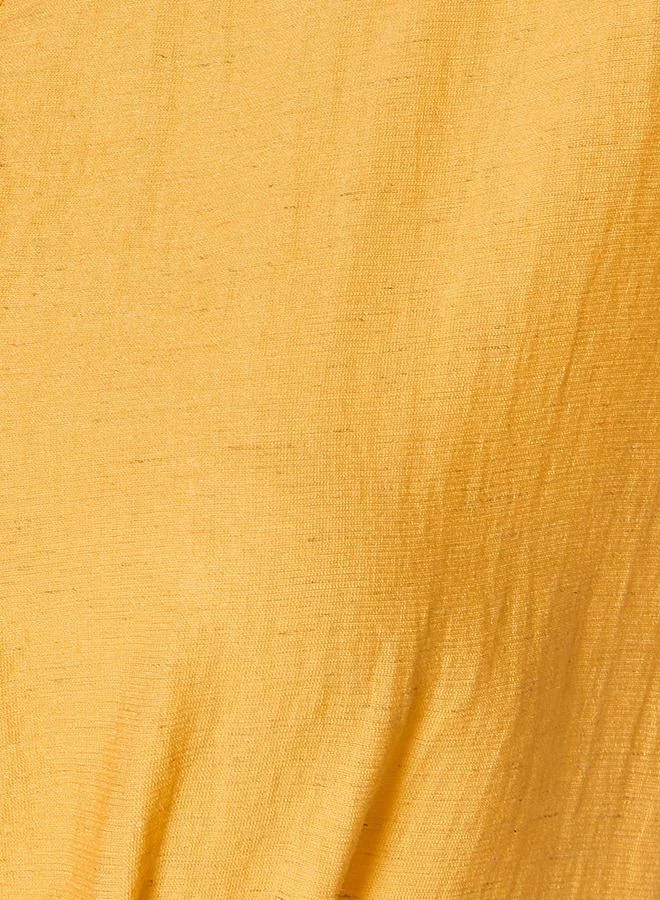 ايكونيك فستان إيه لاين ميدي بأزرار من آيكونيك