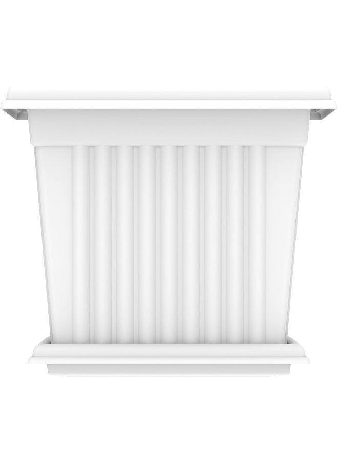 Cosmoplast Cosmoplast Plastic Square Planter 20 Liters With Tray  - Image 2