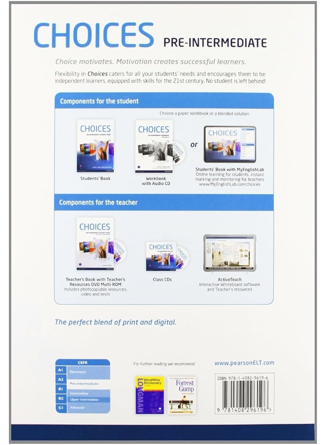 Choices Pre-Intermediate Workbook & Audio CD Pack - Image 2